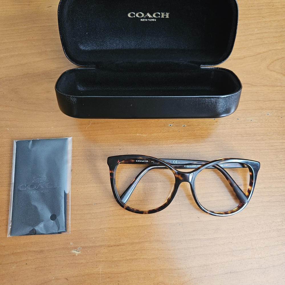 Coach Tortoise Women's Glasses (No Lenses)